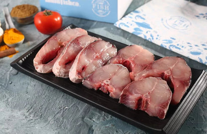 Bhetki Curry Cut 500g & Catla With Head, 500g