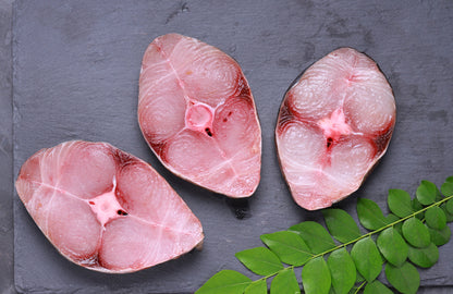 Surmai Curry Cut 500g & Silver Pomfret 500g