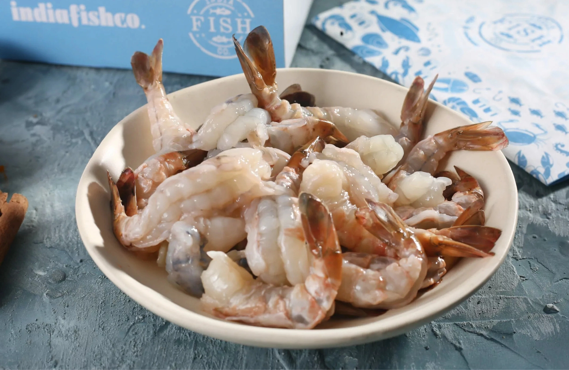 Tiger Prawn - Cleaned and deveined with tail - exotic